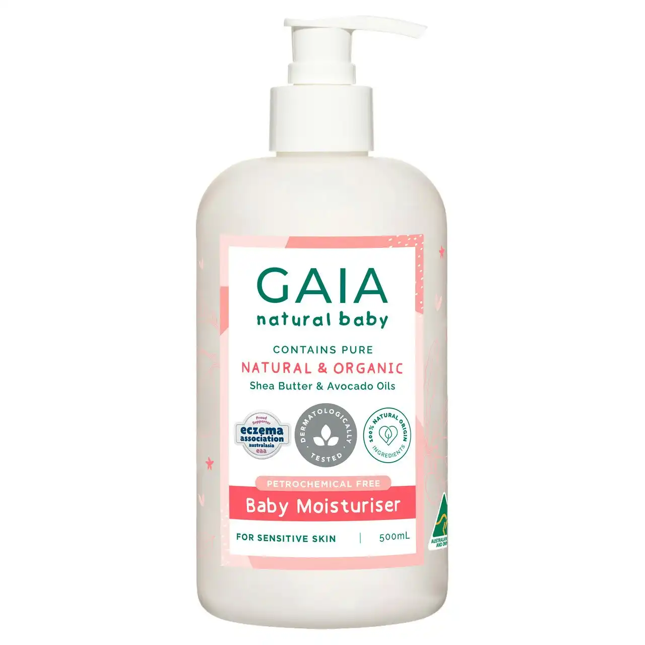 Gaia Natural Baby Moisturiser 500mL