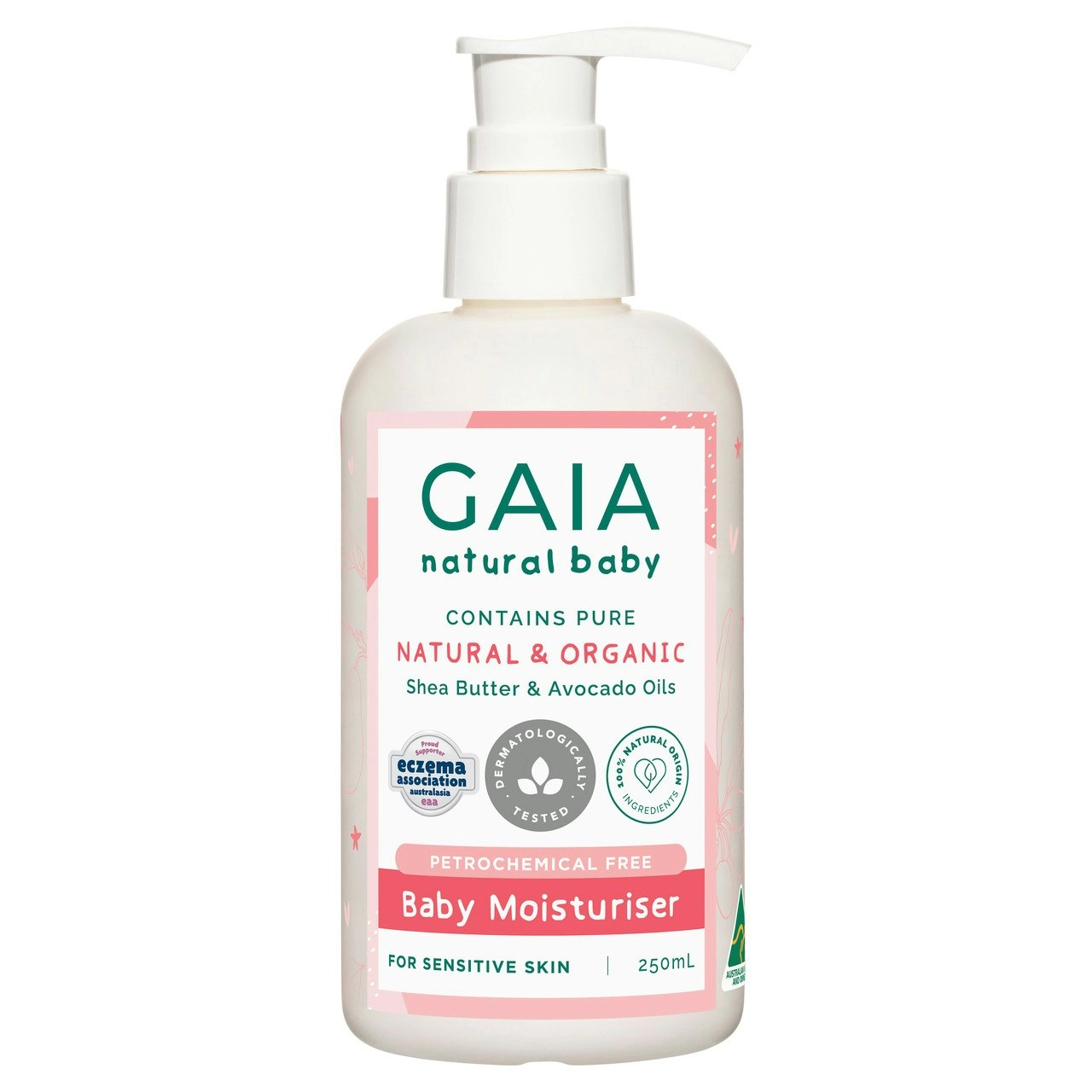 Gaia Natural Baby Moisturiser 250mL