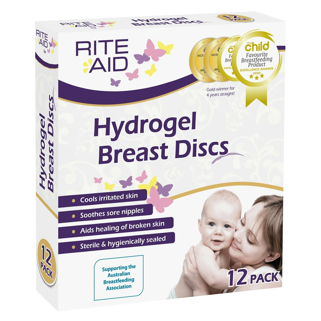 Rite Aid Hydrogel Breast Discs 12 Pack