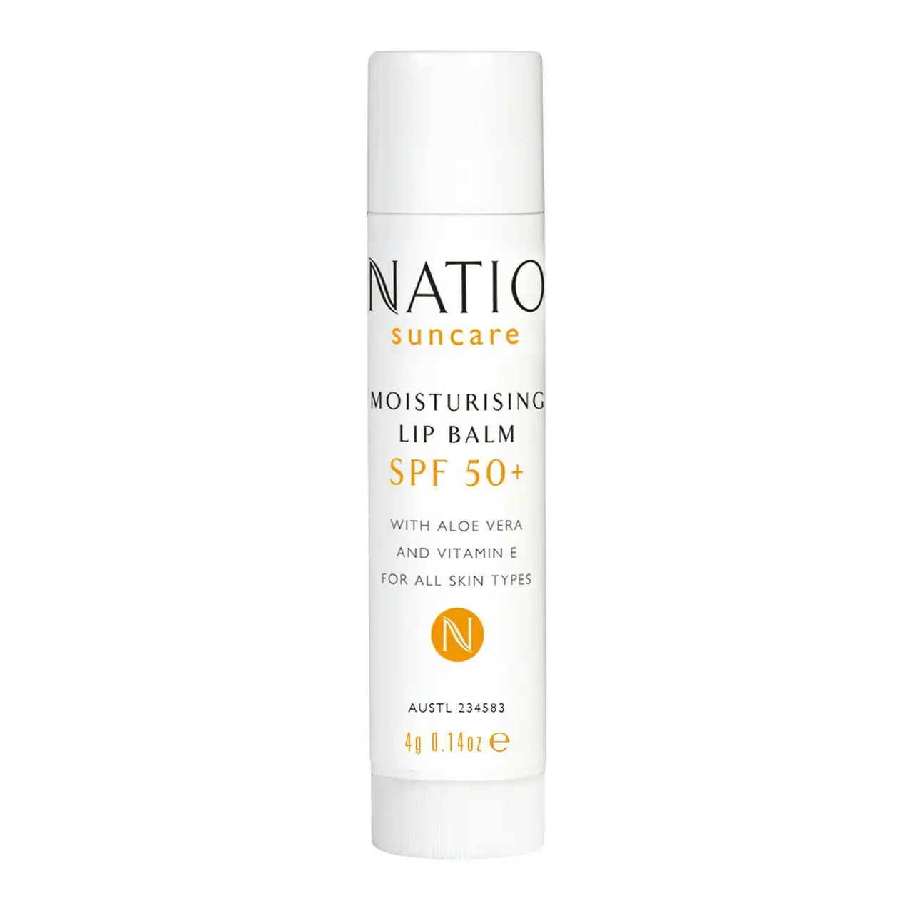 Natio Moisturising Lip Balm SPF 50+ 4g