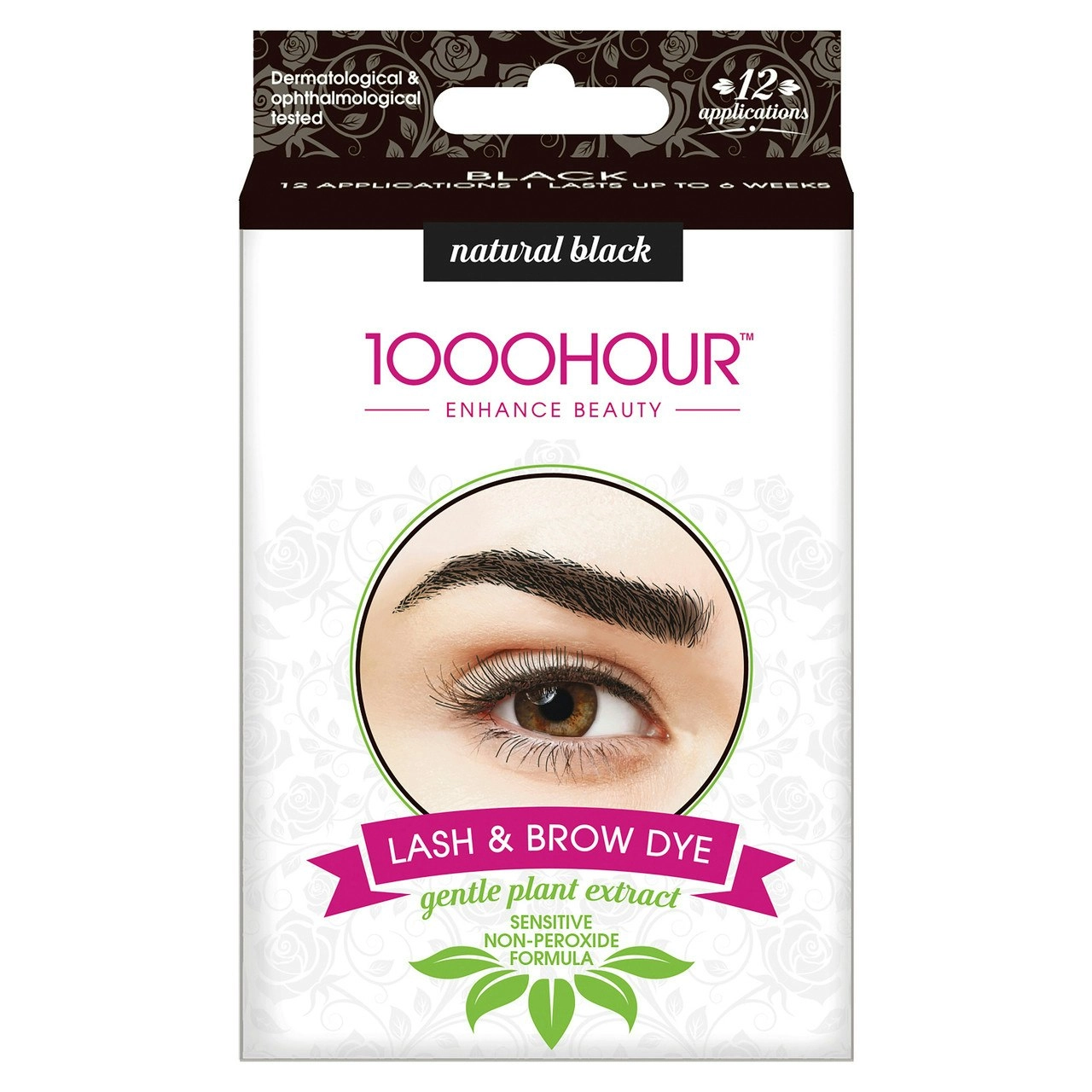 1000HOUR Plant Extract Lash & Brow Dye Kit - Black