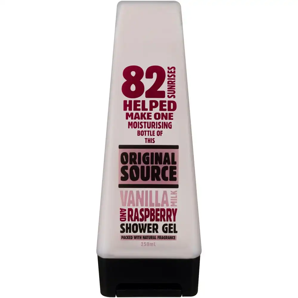 Original Source Shower Gel Vanilla Milk and Raspberry 250ml