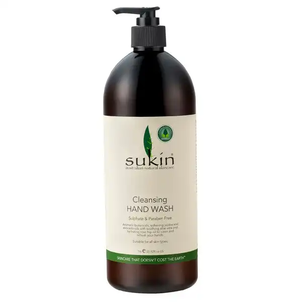 Sukin Cleansing Hand Wash (Pump) 1L