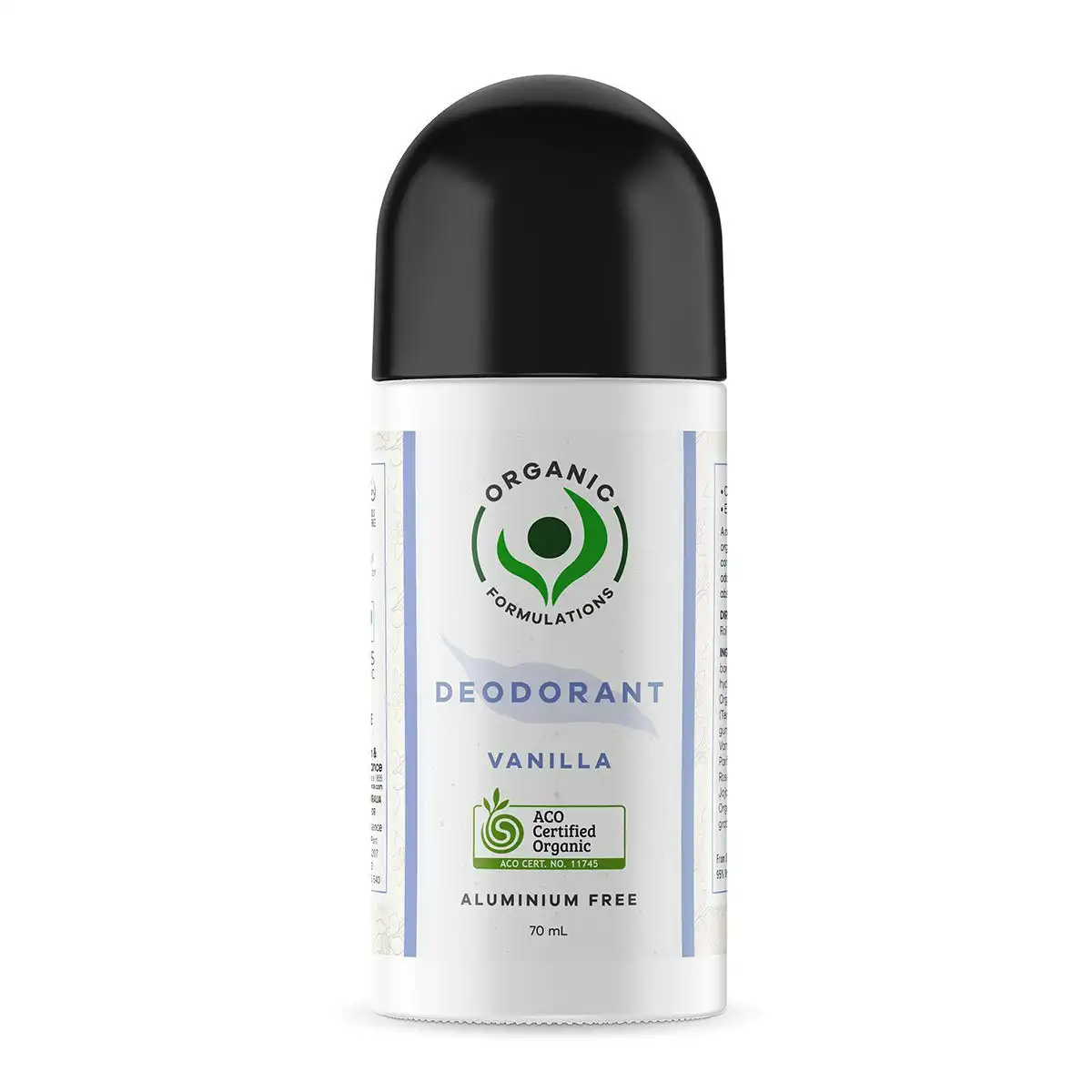 Organic Formulations Vanilla Deodorant 70ml