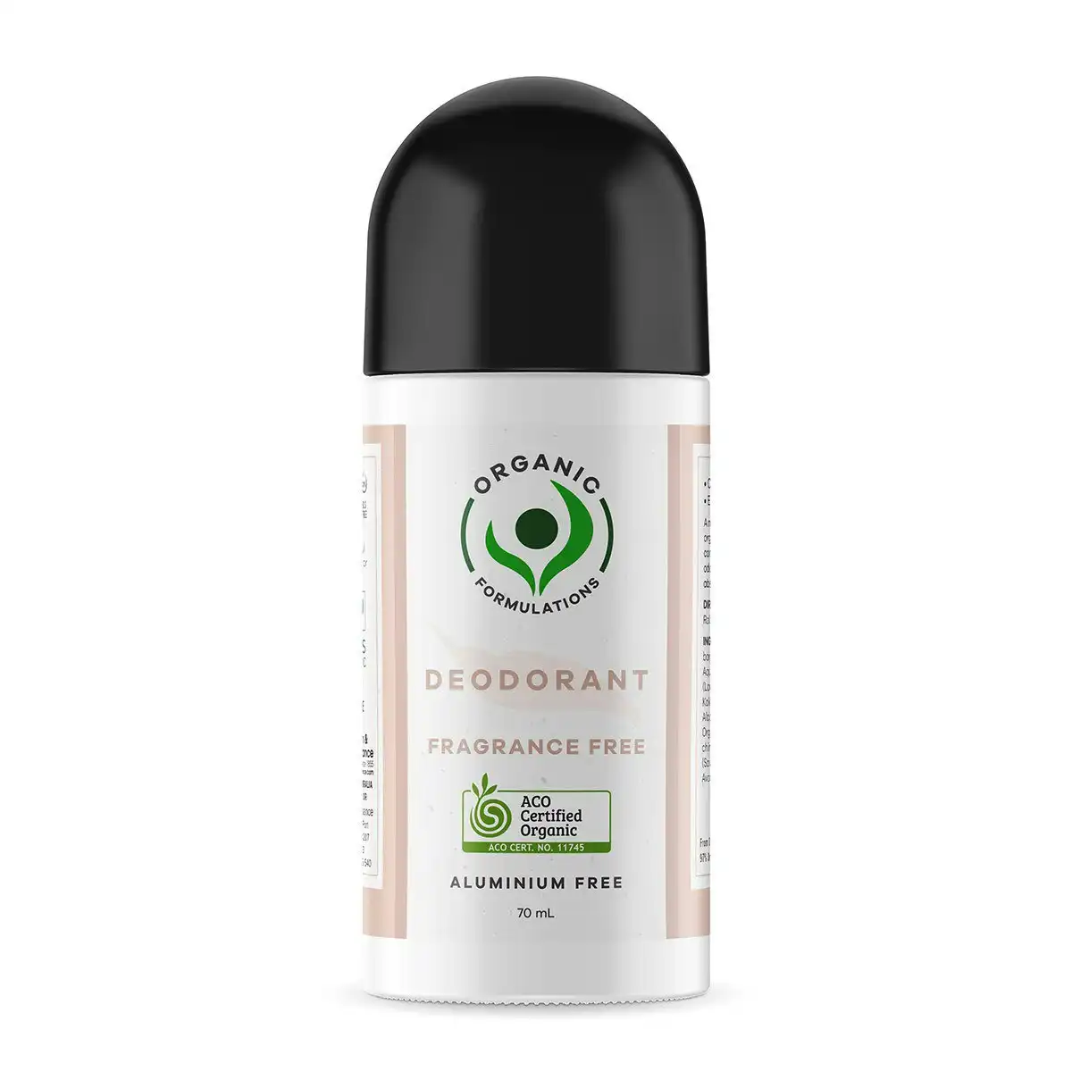 Organic Formulations Fragrance Free Deodorant 70ml