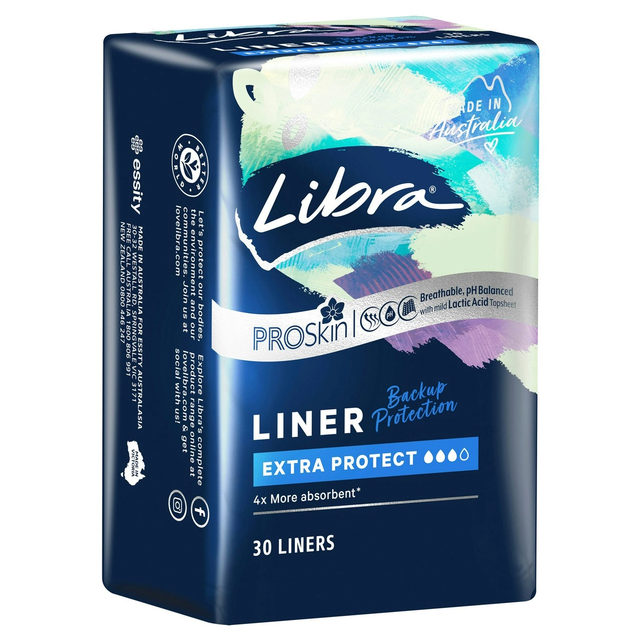 Libra Extra Protect Liners 30 Pack