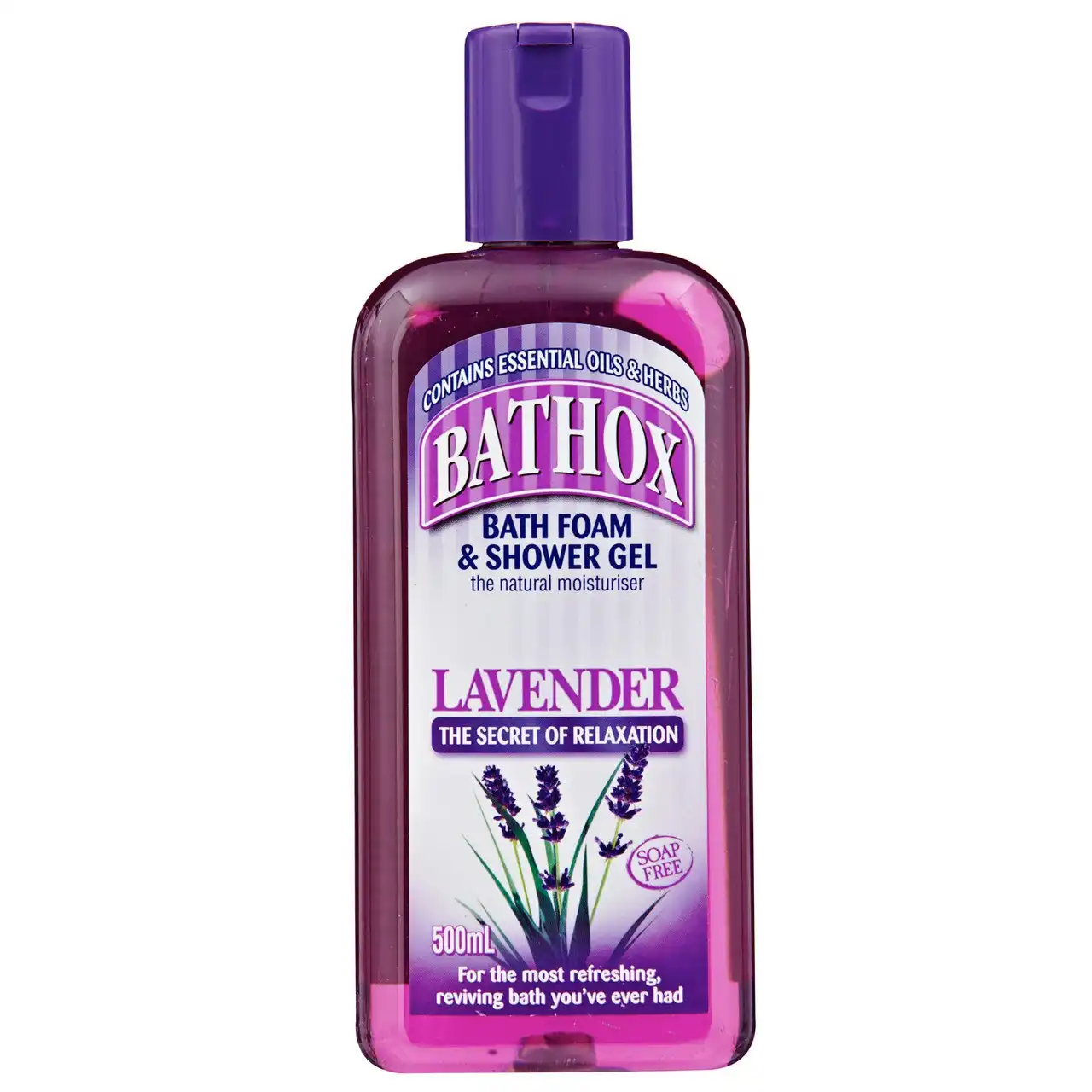 Bathox Shower Gel & Bath Foam Lavender 500ml