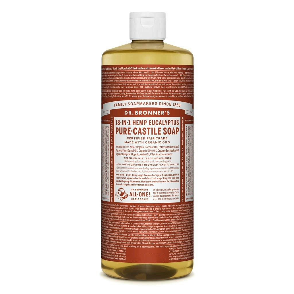 Dr. Bronner's 18-In-1 Hemp Eucalyptus Pure Castile Soap 237ml