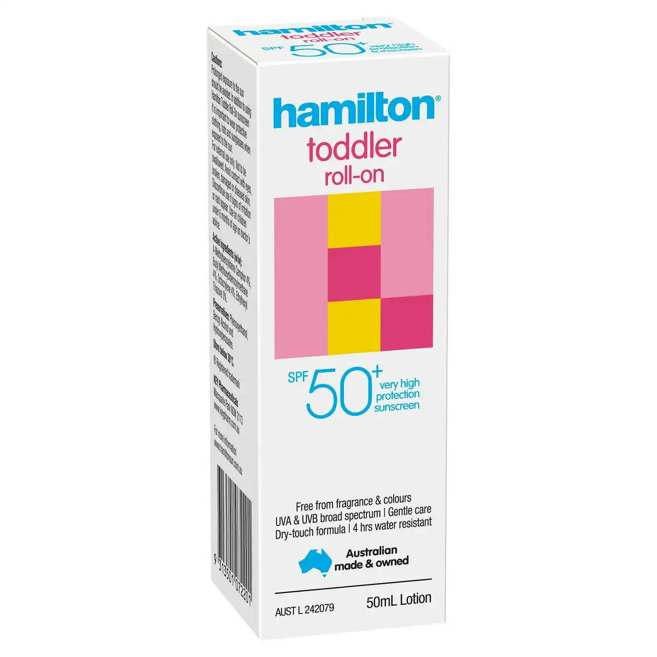 Hamilton Toddler Roll-On SPF 50+ 50mL