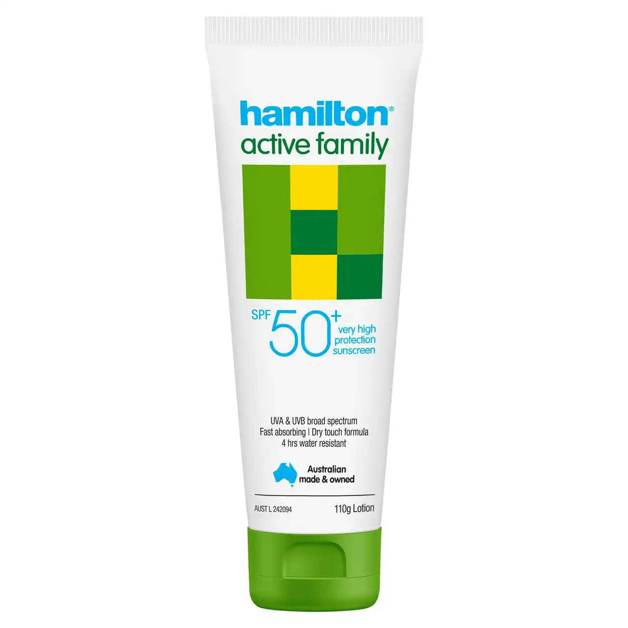 Hamilton Active Family Lotion SPF 50+ 110g