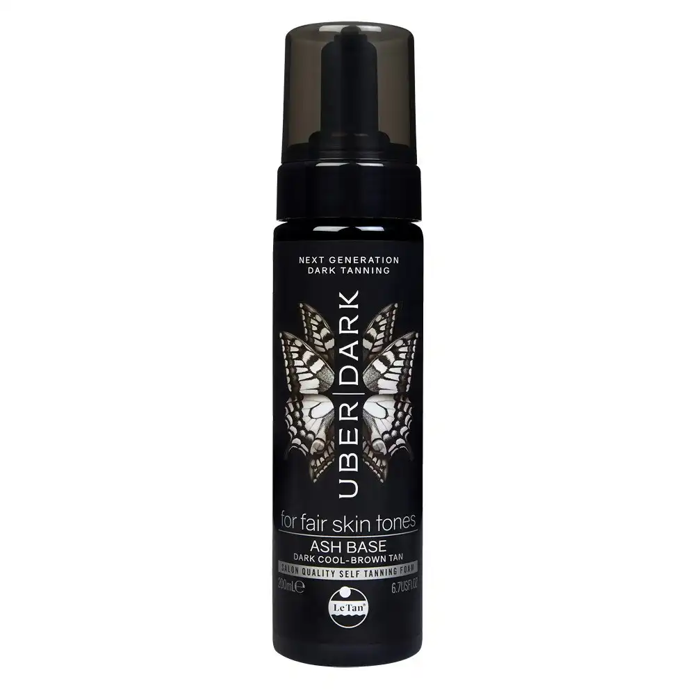 Le Tan Uber Dark Ash Base Dark Cool Brown Tanning Foam 200ml