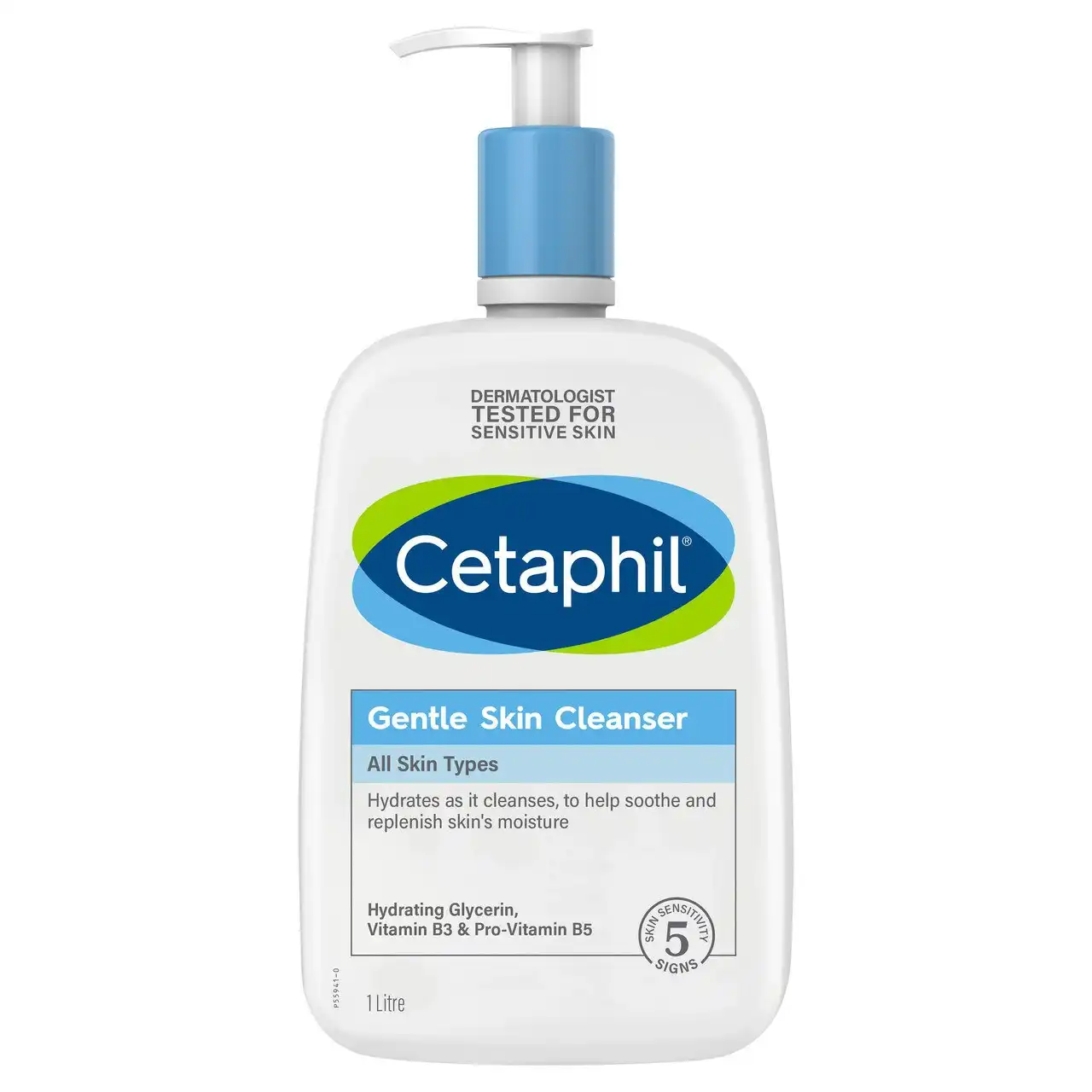 Cetaphil Gentle Skin Cleanser 1L, For Face & Body Care