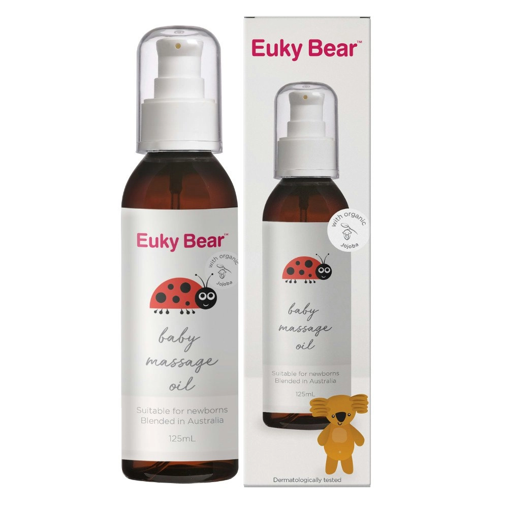 Euky Bear Baby Massage Oil 125mL