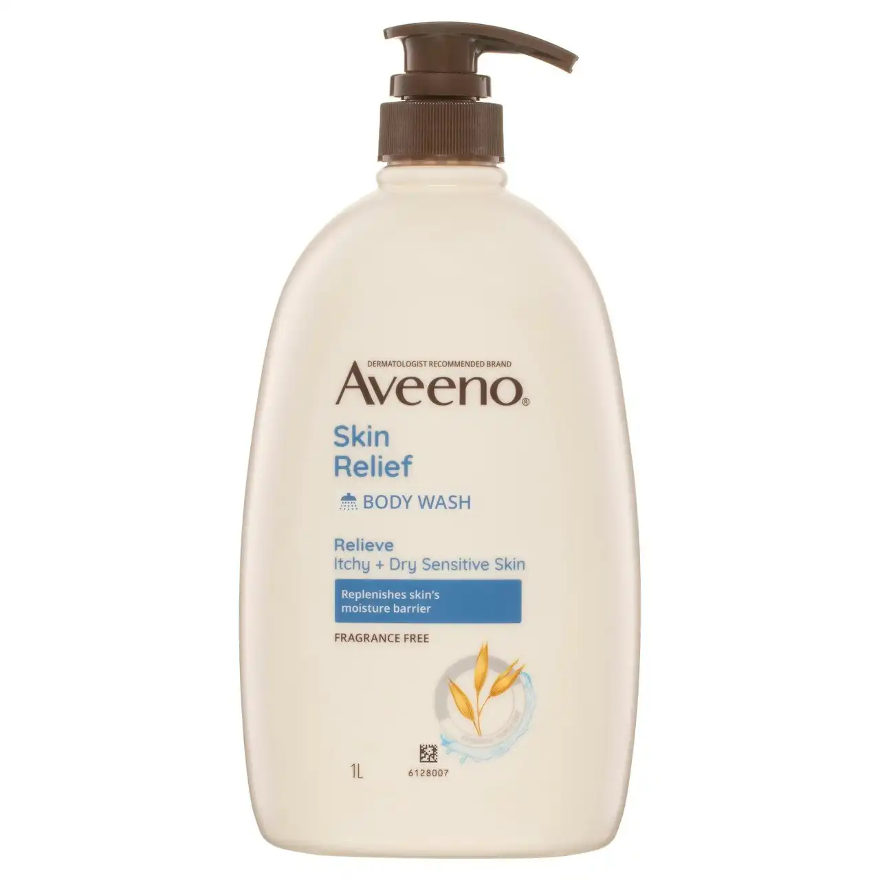 Aveeno Skin Relief Gentle Fragrance Free Body Wash Relieve Extra Dry Itchy Sensitive Skin PH-Balanced Cleanser 1L