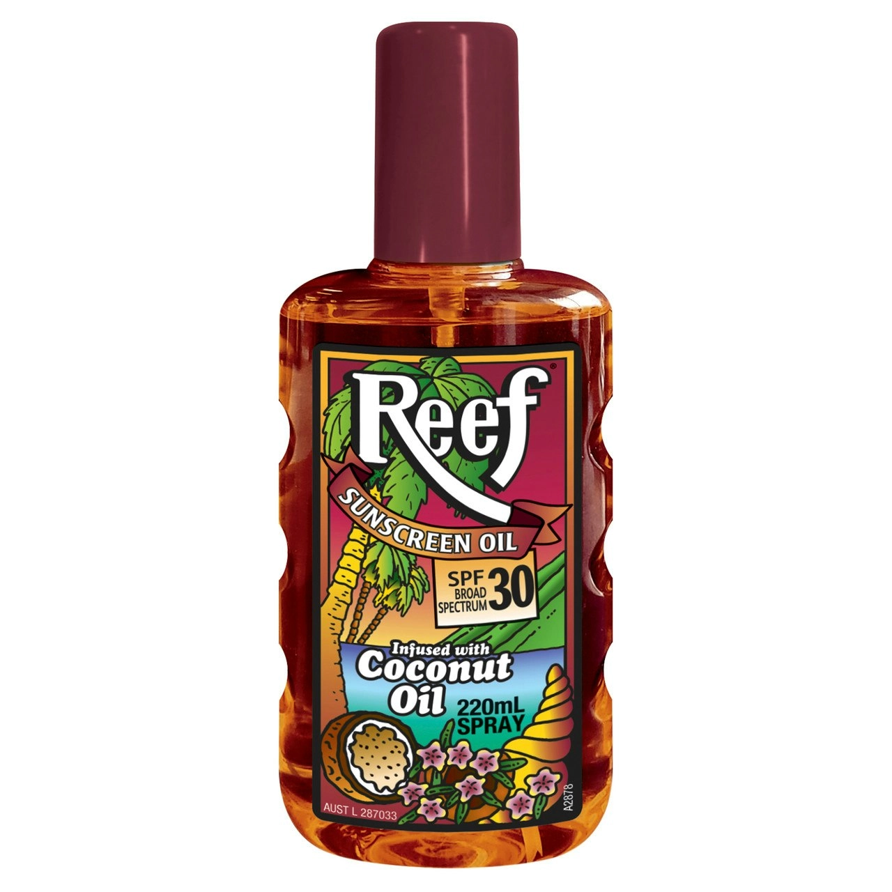 Reef Coconut Sunscreen Oil Spray SPF 30 220mL