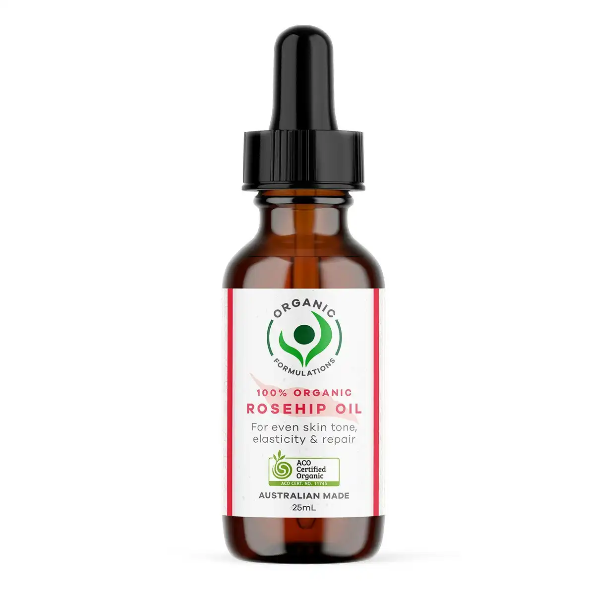 Organic Formulations 100% Organic Rosehip Oil 25ml