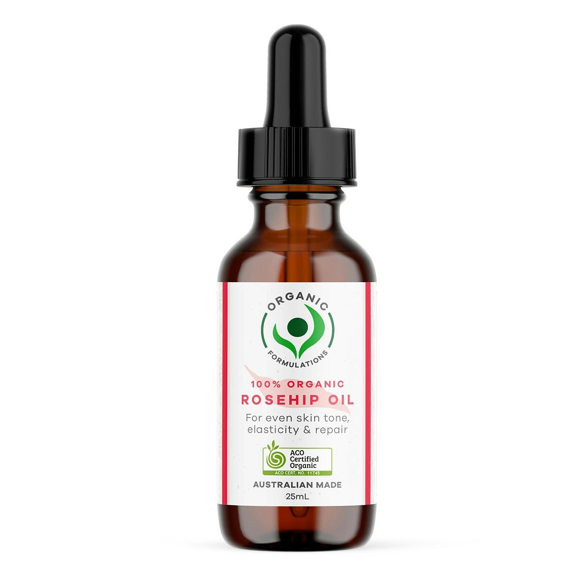 Organic Formulations 100% Organic Rosehip Oil 25ml