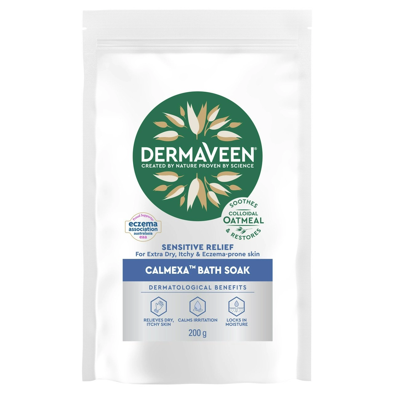 DermaVeen Sensitive Relief Calmexa Bath Soak 200g