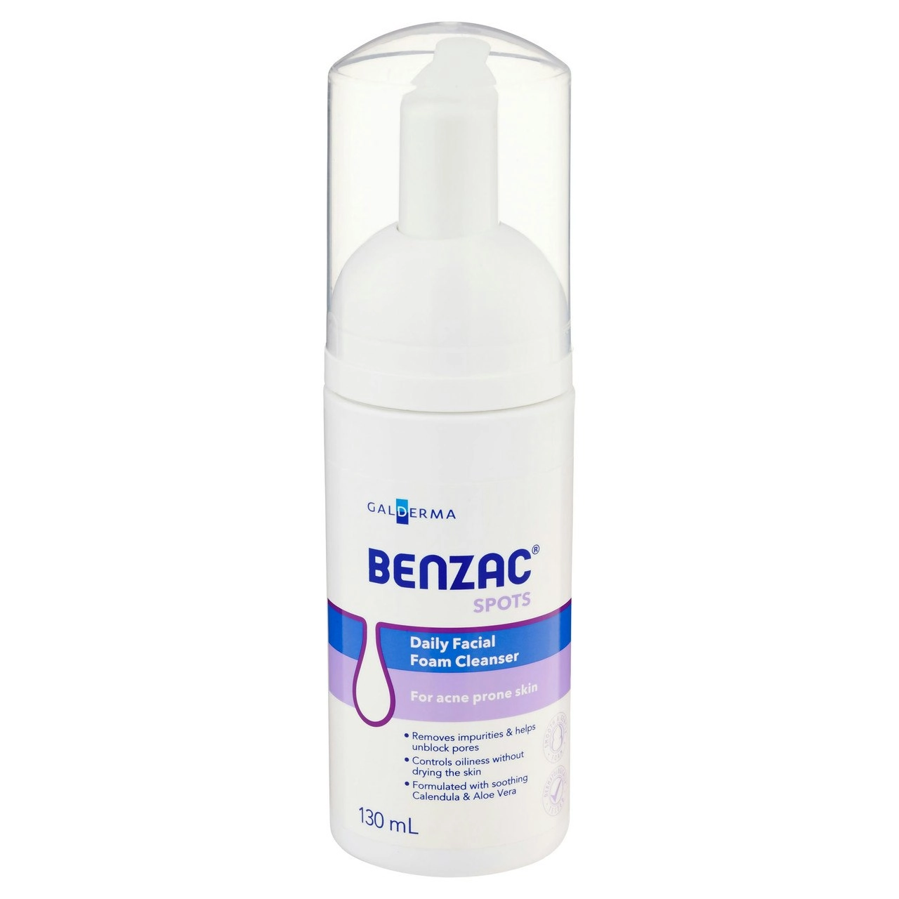 Benzac Purifying Foam Cleanser 130mL