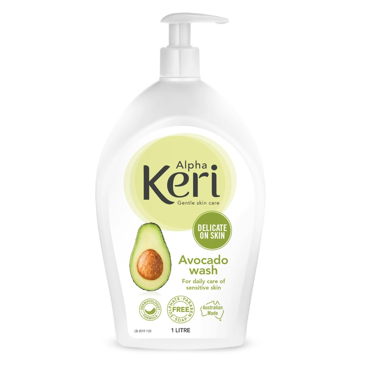 Alpha Keri Avocado Gentle Wash 1 Litre