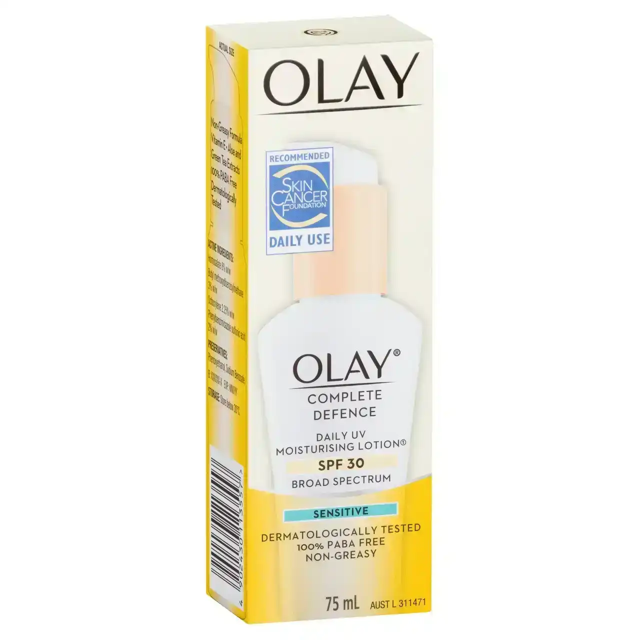 Olay(R) Complete Defence Daily UV Moisturising Lotion Spf 30 Sensitive 75mL