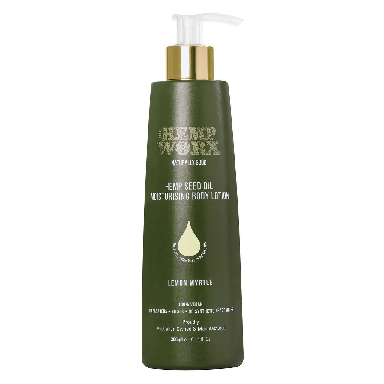 Hemp Worx Hemp Seed Oil Lemon Myrtle Moisturising Body Lotion 300ml