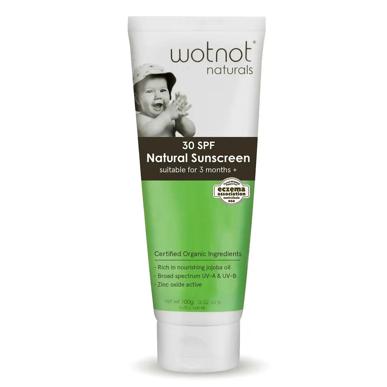 Wotnot Natural Baby Sunscreen 30 SPF 100g