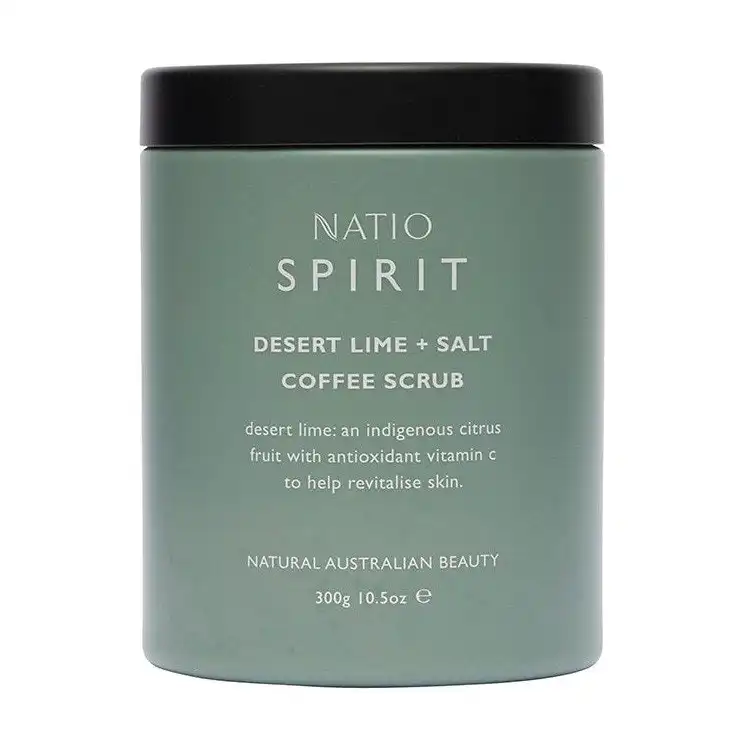 Natio Spirit Desert Lime + Salt Coffee Scrub 300g