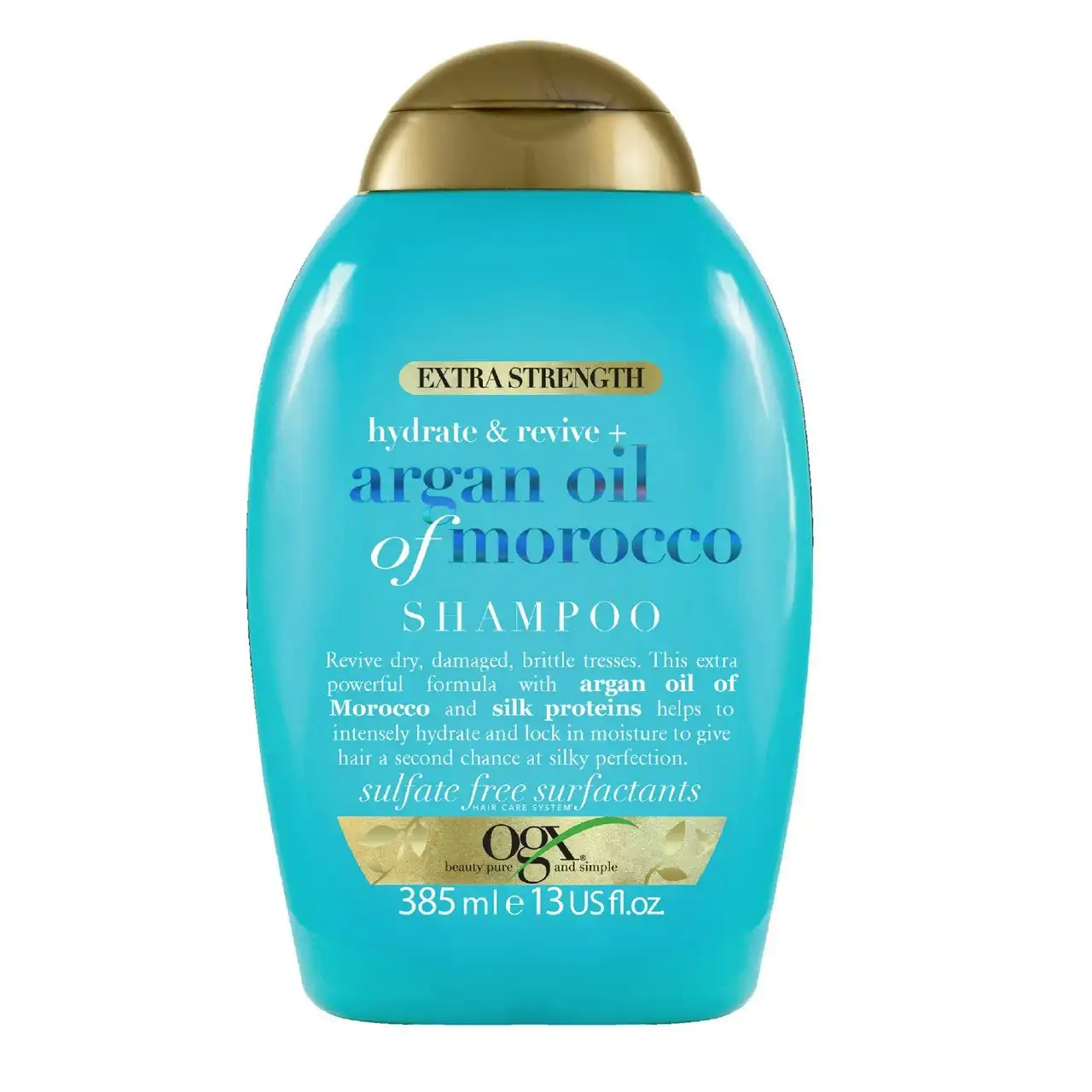 OGX Extra Strength Hydrate & Repair + Argan Oil of Morocco Shampoo For Damaged Hair 385mL