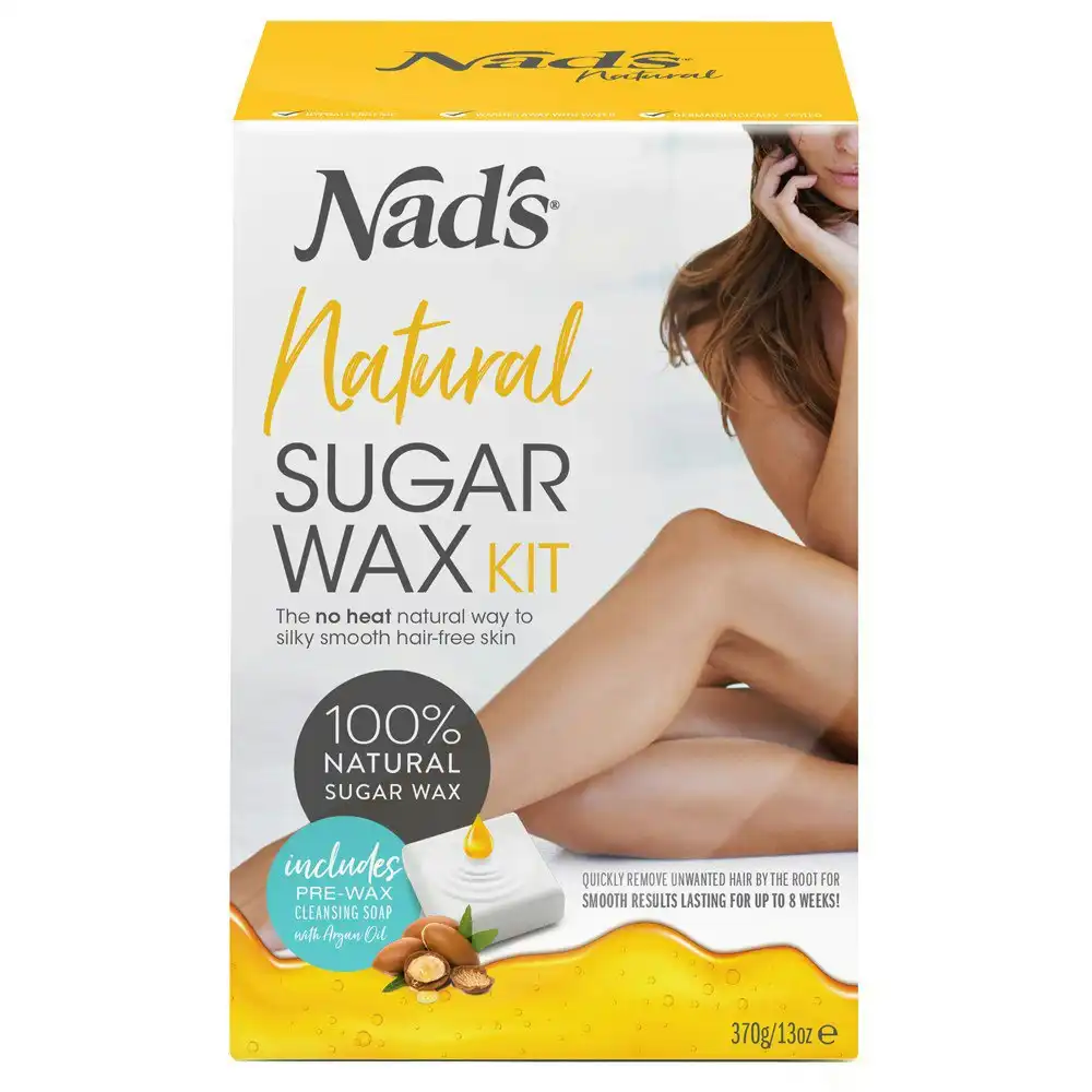 Nads Natural Sugar Wax Kit 370g