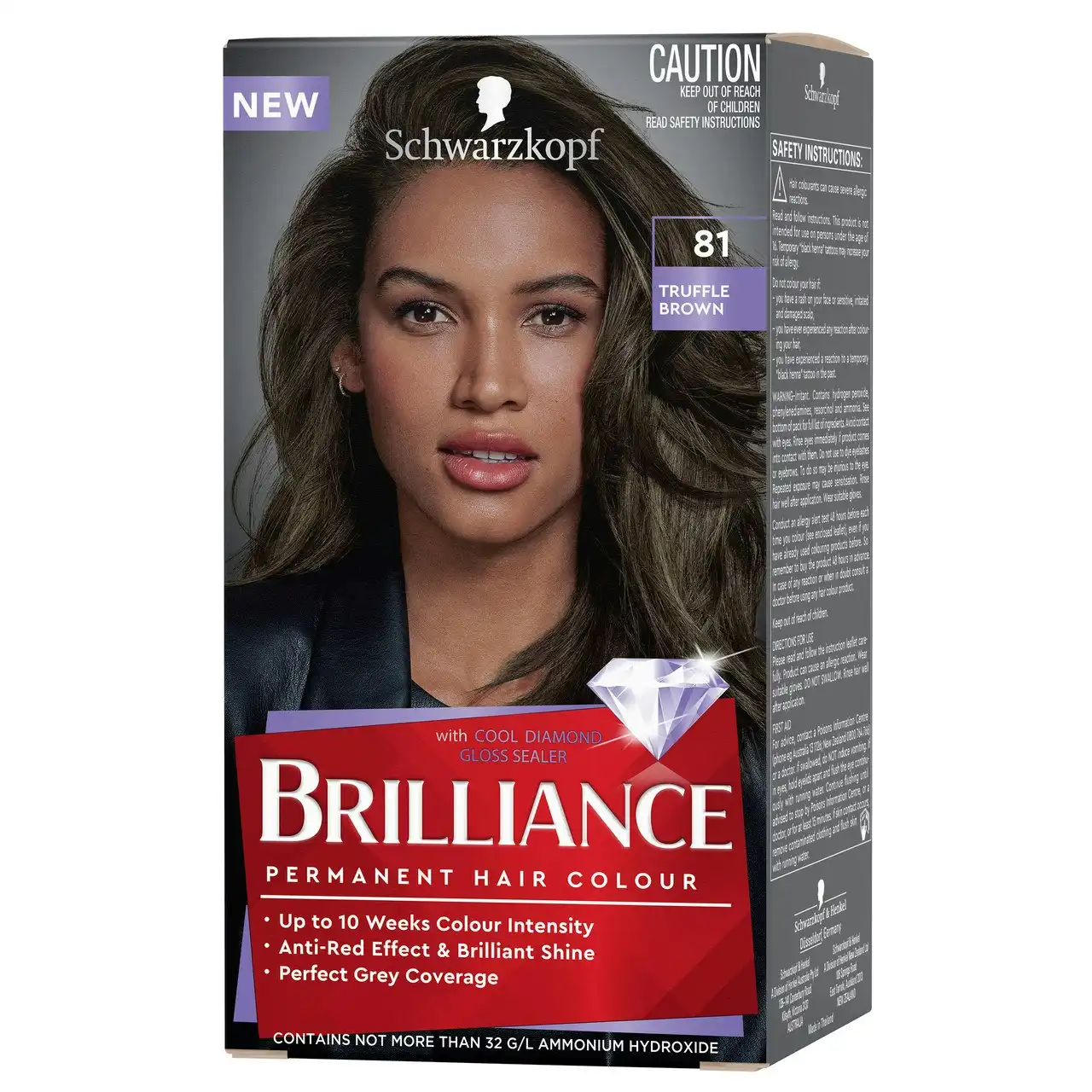 Schwarzkopf Brilliance Cool Browns 81 Truffle Brown