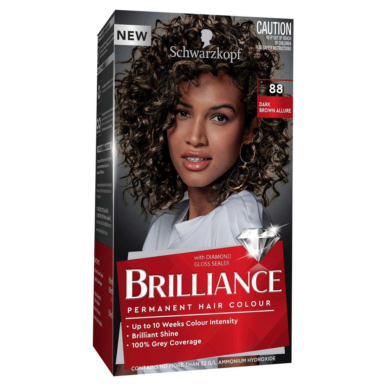 Schwarzkopf Brilliance 88 Dark Brown Allure