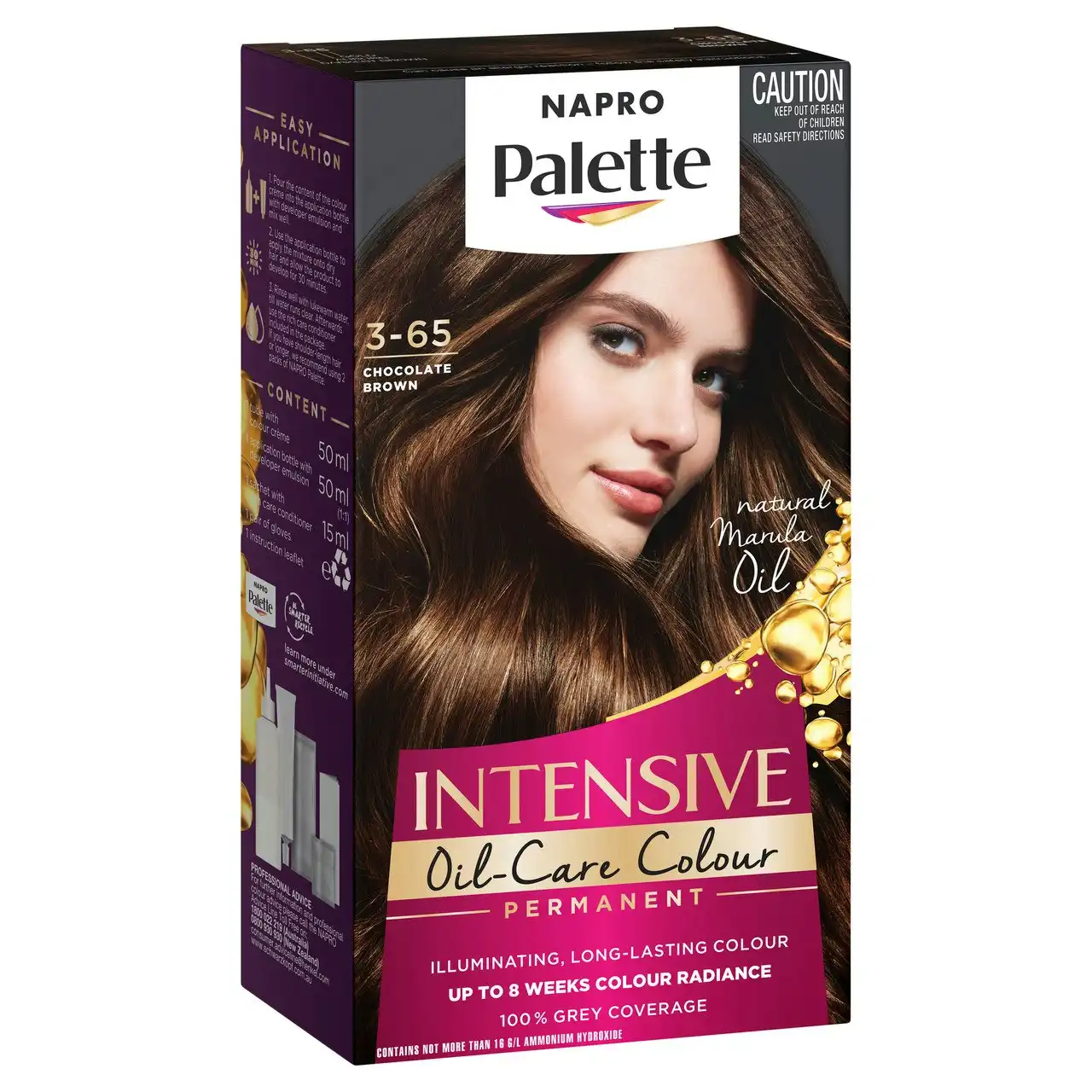 Napro Palette Permanent Hair Colour 3-65 Chocolate Brown