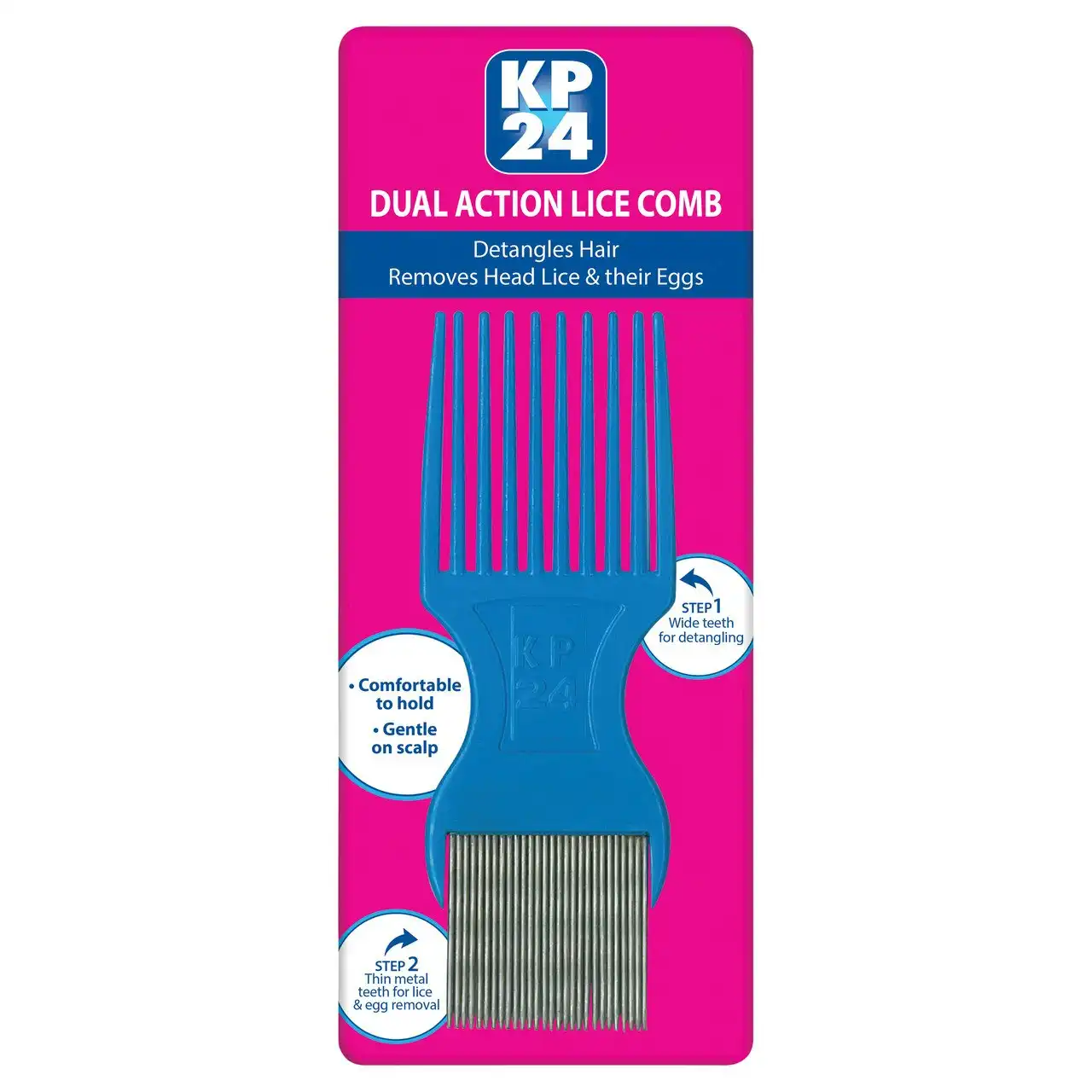 KP24 Metal Lice Comb