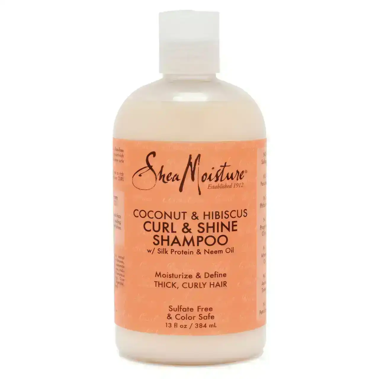 Shea Moisture Coconut &amp; Hibiscus Curl &amp; Shine Shampoo 384mL