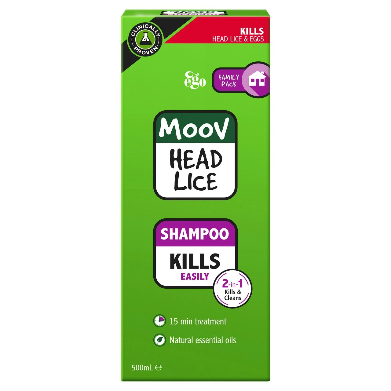 MOOV Head Lice Shampoo 500ml