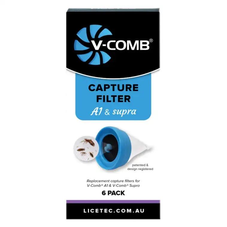 Licetec V-Comb Capture Filters For A1 &amp; Supra 6 Pack