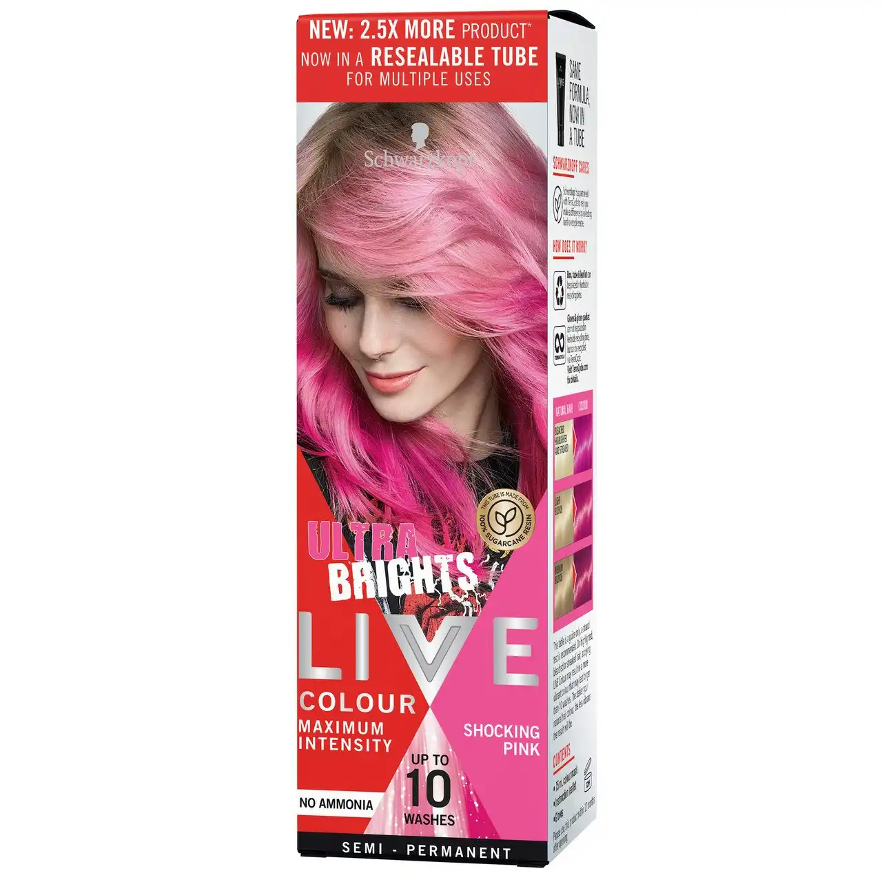 Schwarzkopf LIVE Colour Ultra Brights Shocking Pink 75ml