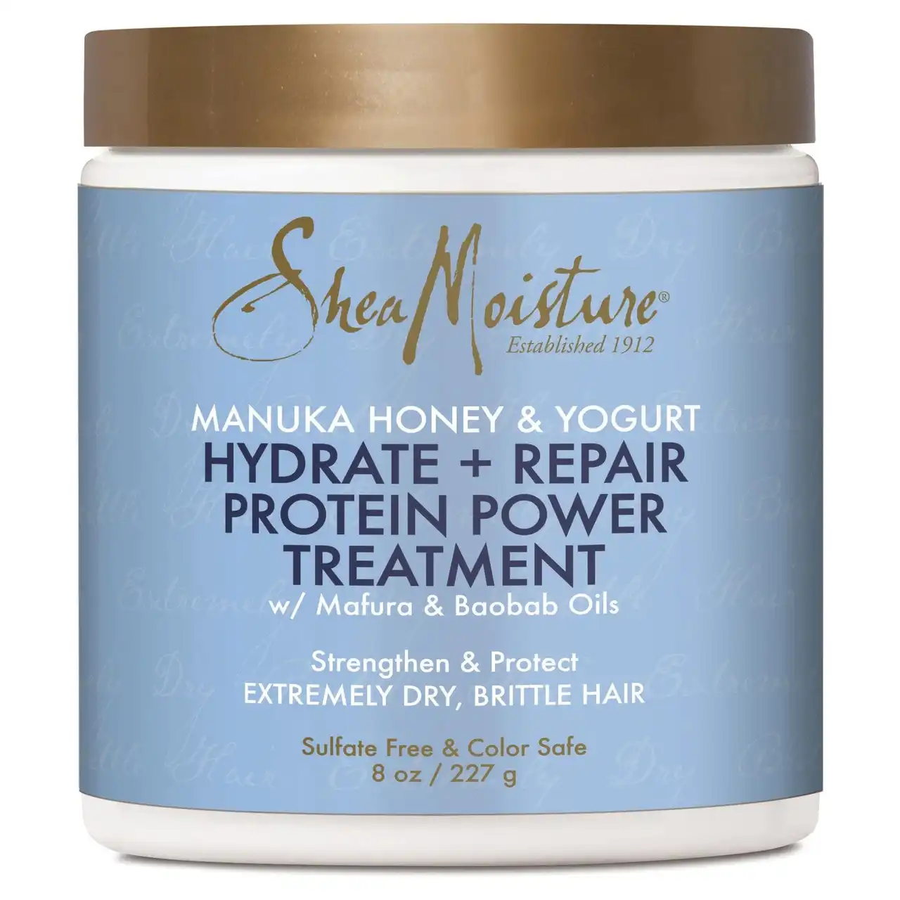 Shea Moisture Hydrate + Repair Protein Power Treatment Manuka Honey &amp; Yogurt 227g