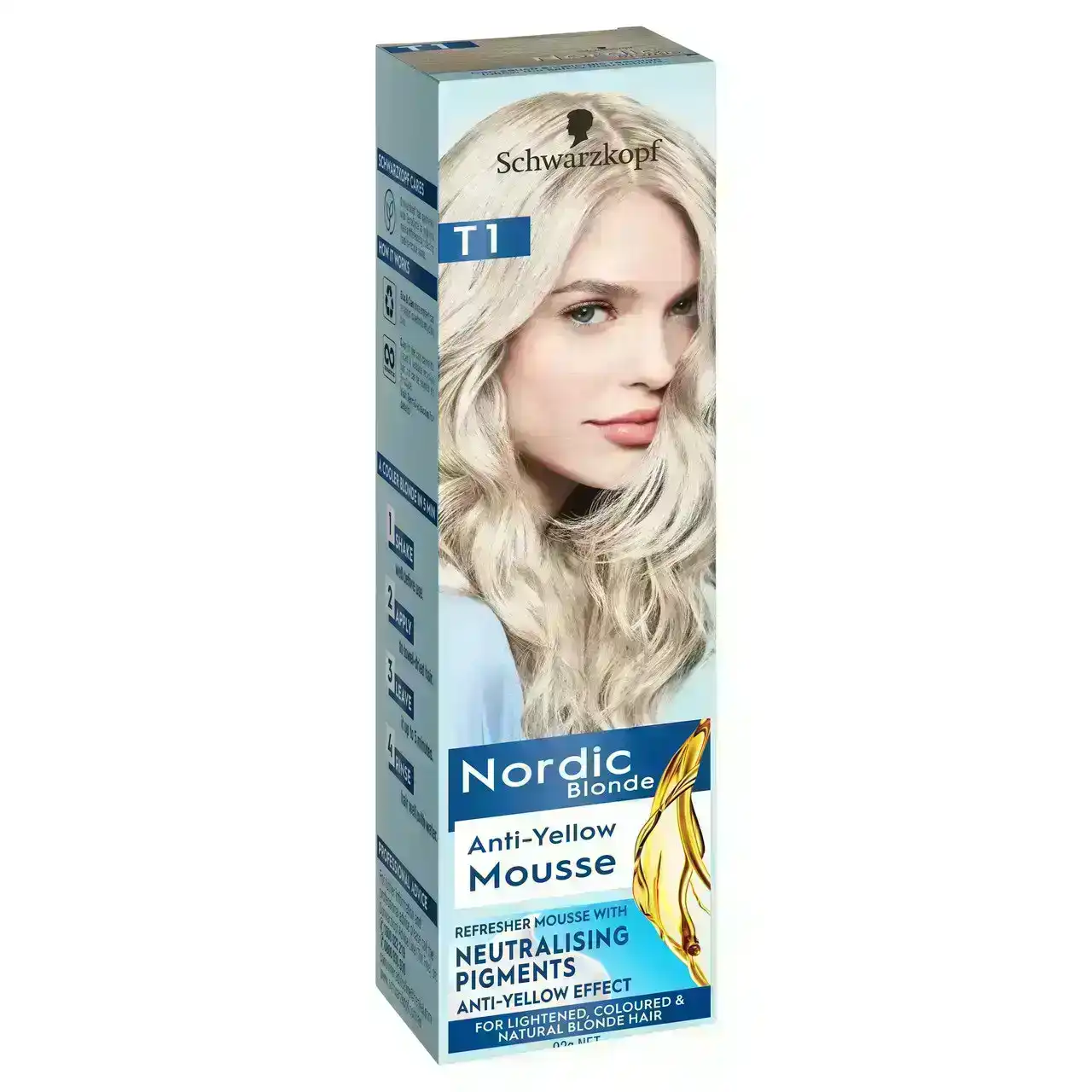 Schwarzkopf Nordic Blonde T1 Anti-Yellow Mousse