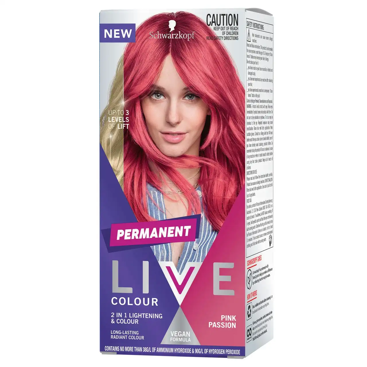 Schwarzkopf LIVE Colour Permanent Pink Passion