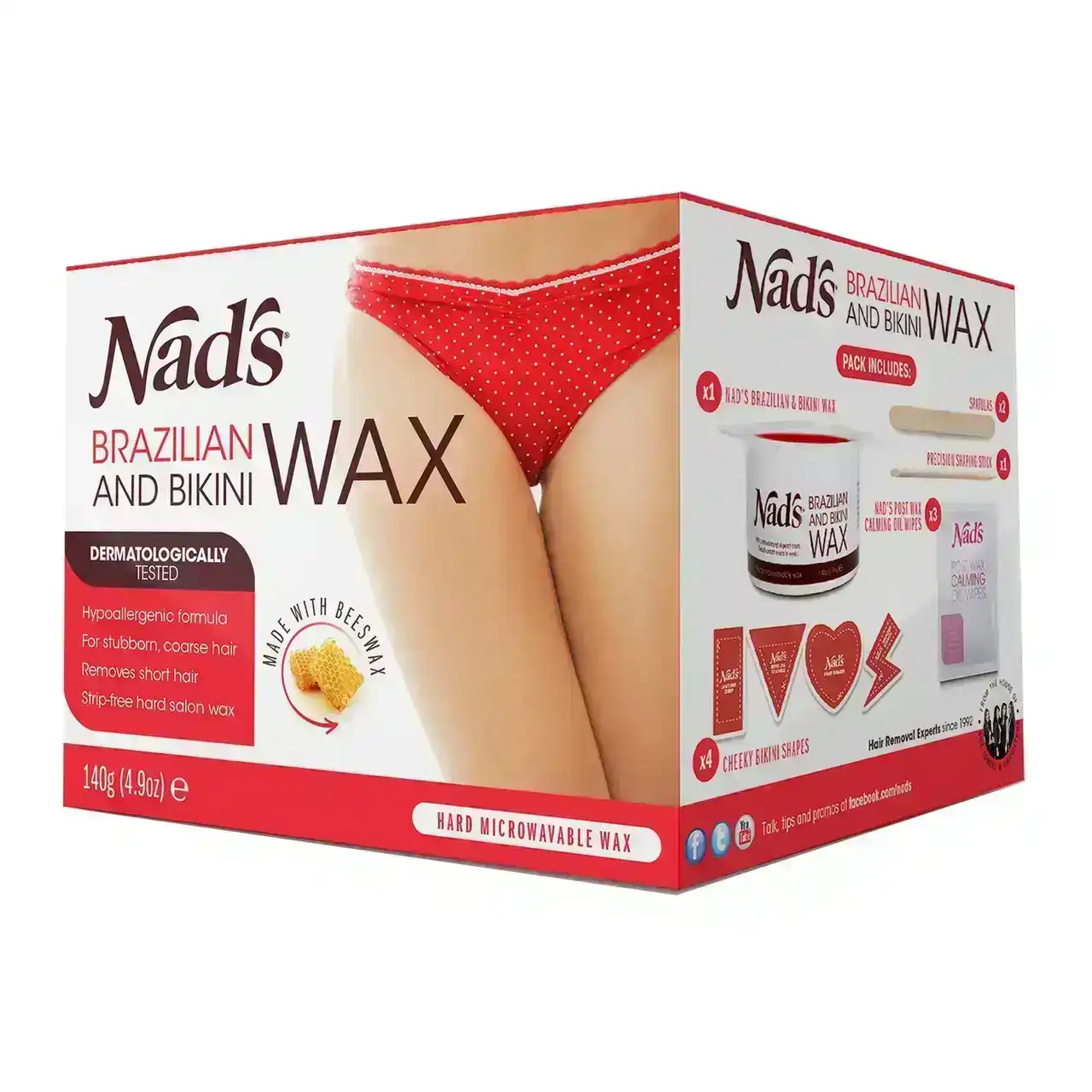 Nads Brazilan &amp; Bikini Wax 140g