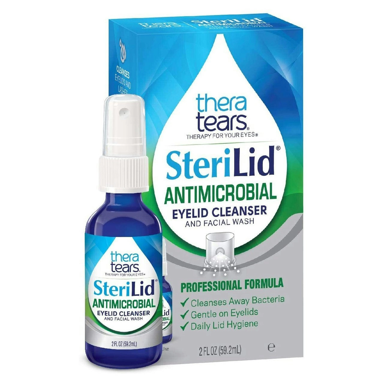 TheraTears Sterilid Antimicrobial Eyelid Cleanser 59.2ml