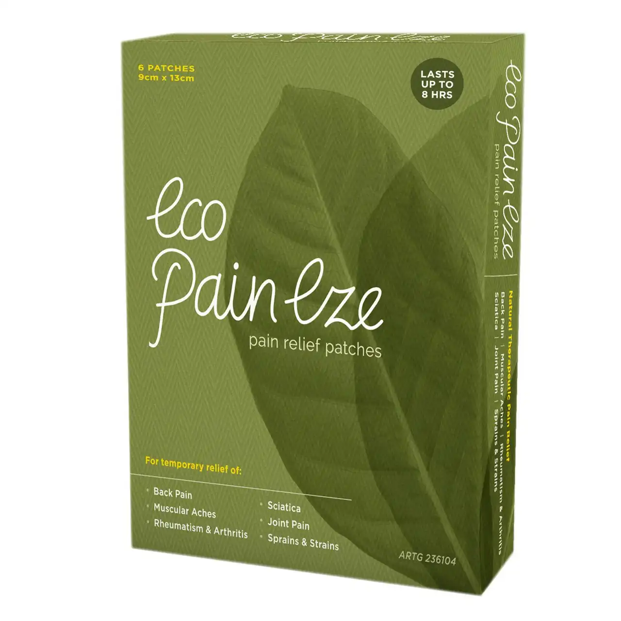 Eco PainEze Pain Relief 6 Patches