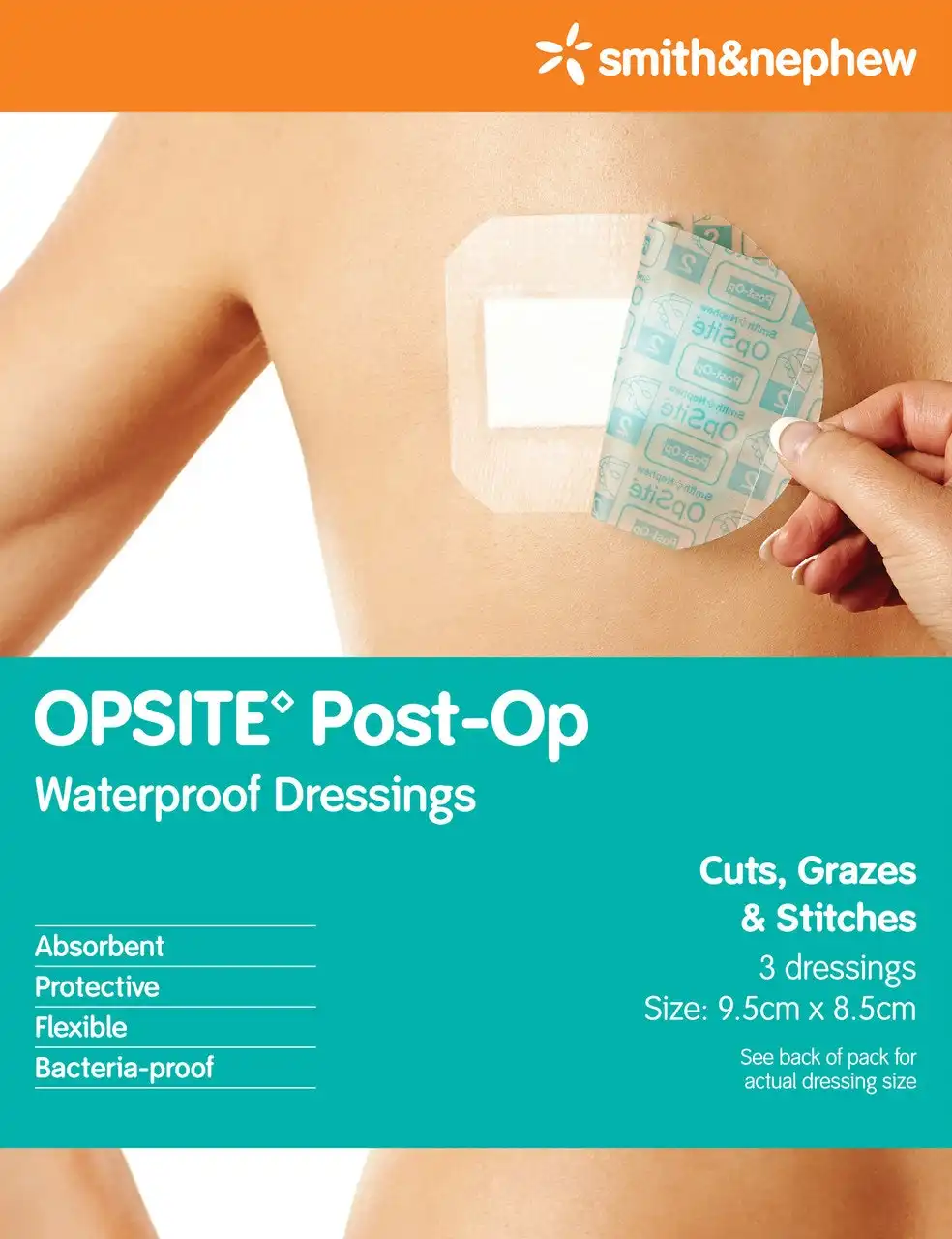 Opsite Post Op 9.5x8.5cm Pk 3