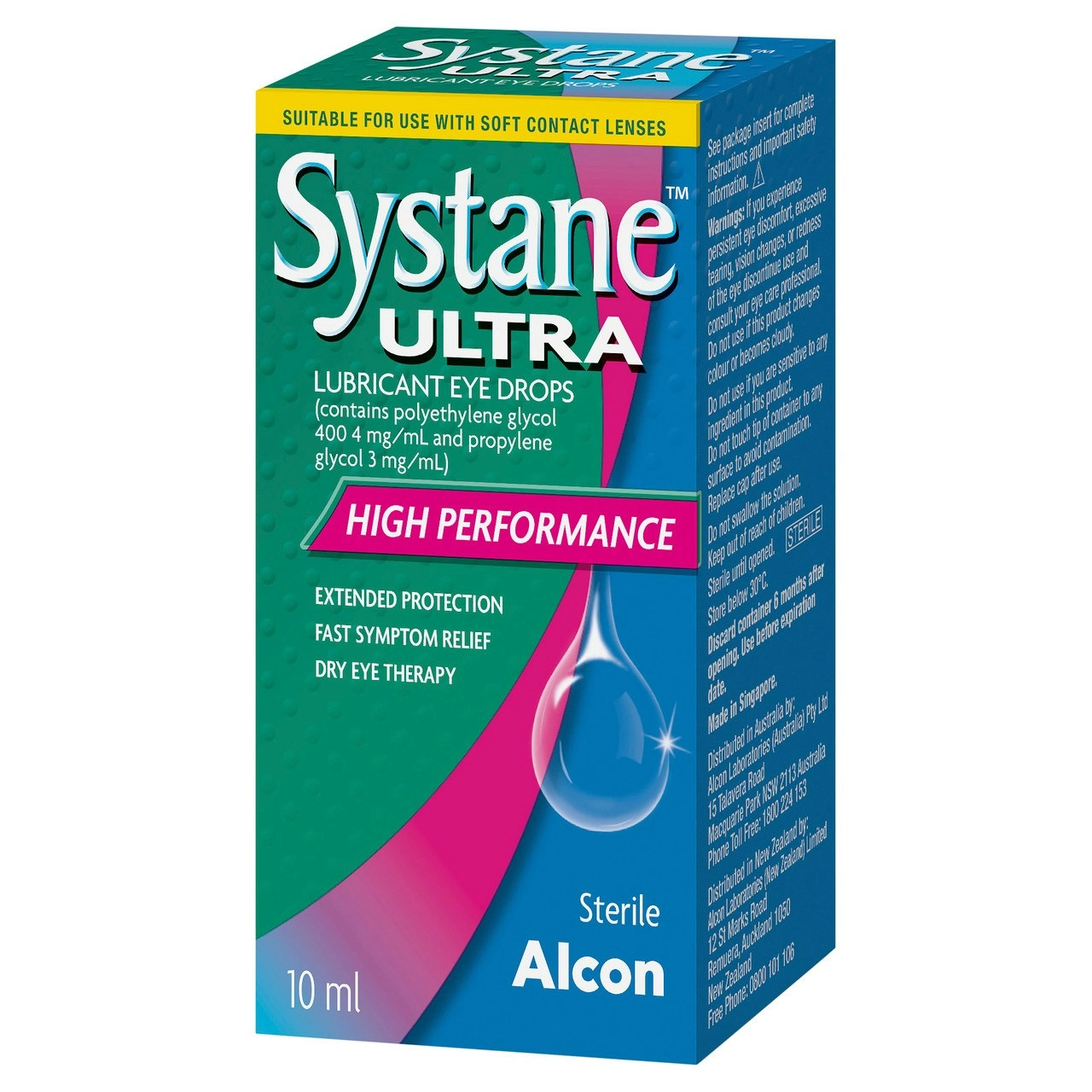 SYSTANE Ultra Lubricating Eye Drops 10mL