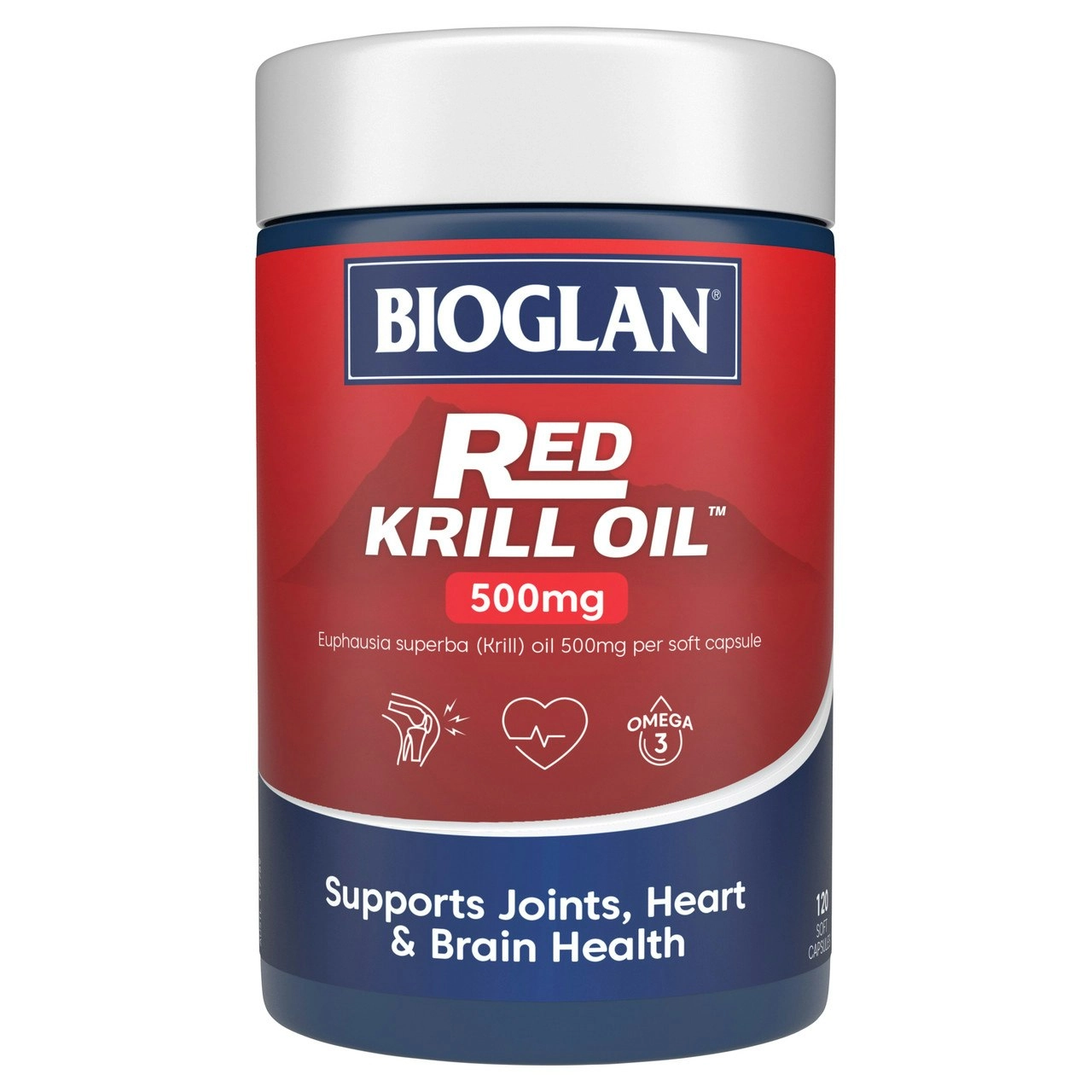 Bioglan Red Krill Oil 500mg 120 Capsules