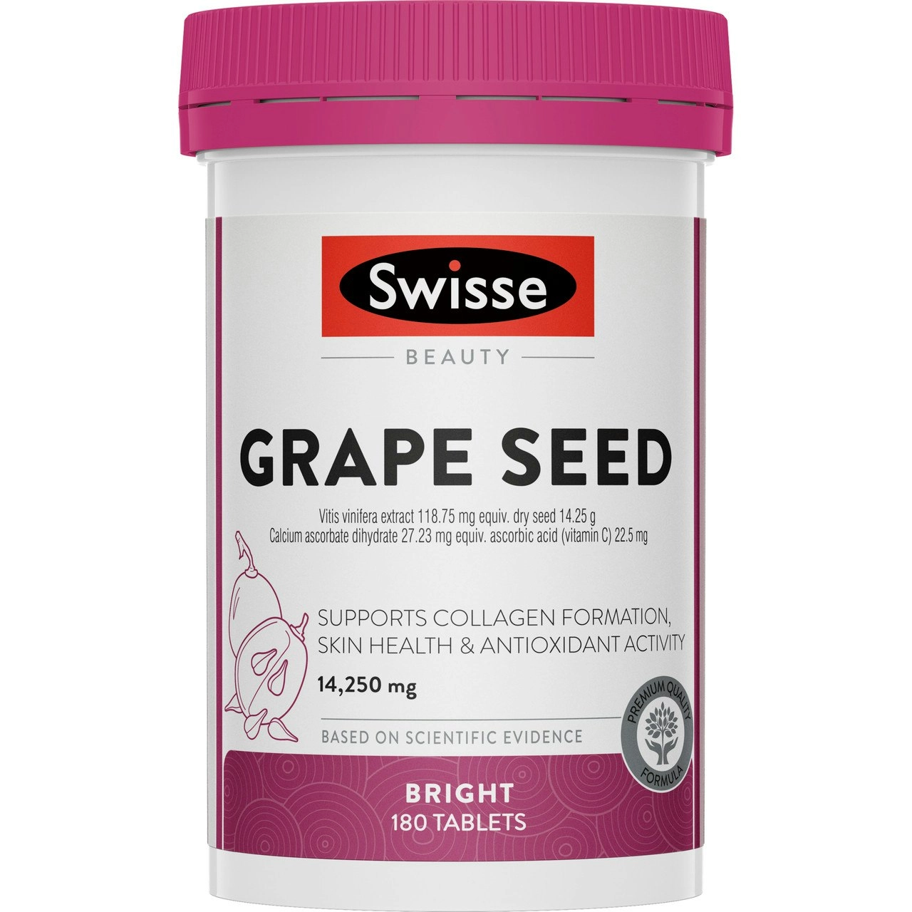 Swisse Beauty Grape Seed 180 Tablets