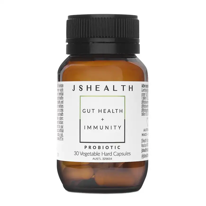 JS Health Gut Health + Immunity Probiotic Capsules 30