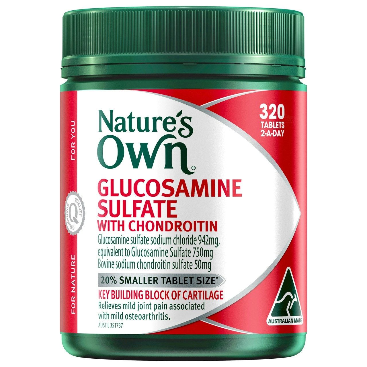 Nature's Own Glucosamine Sulfate with Chondroitin